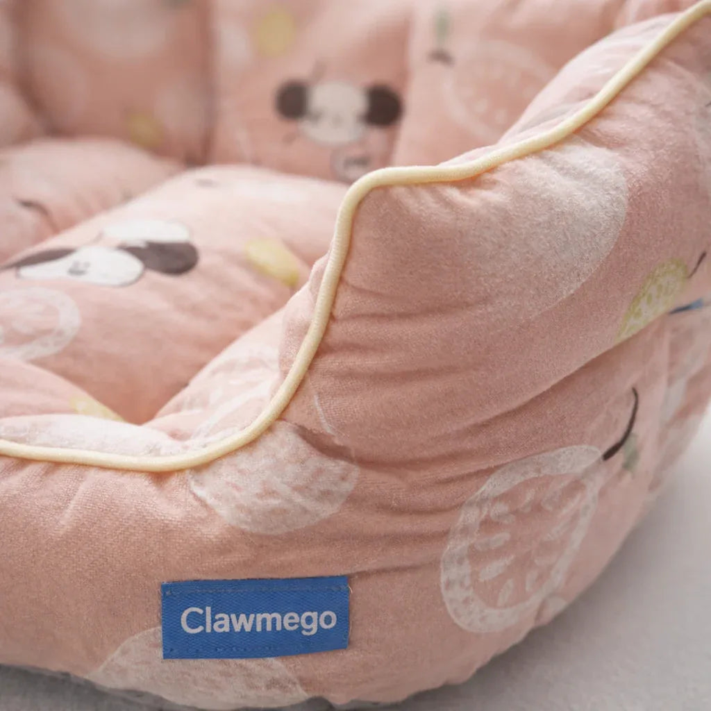 Ultra Soft Dog & Cat Bed – Plush Comfort & Washable - Clawmego