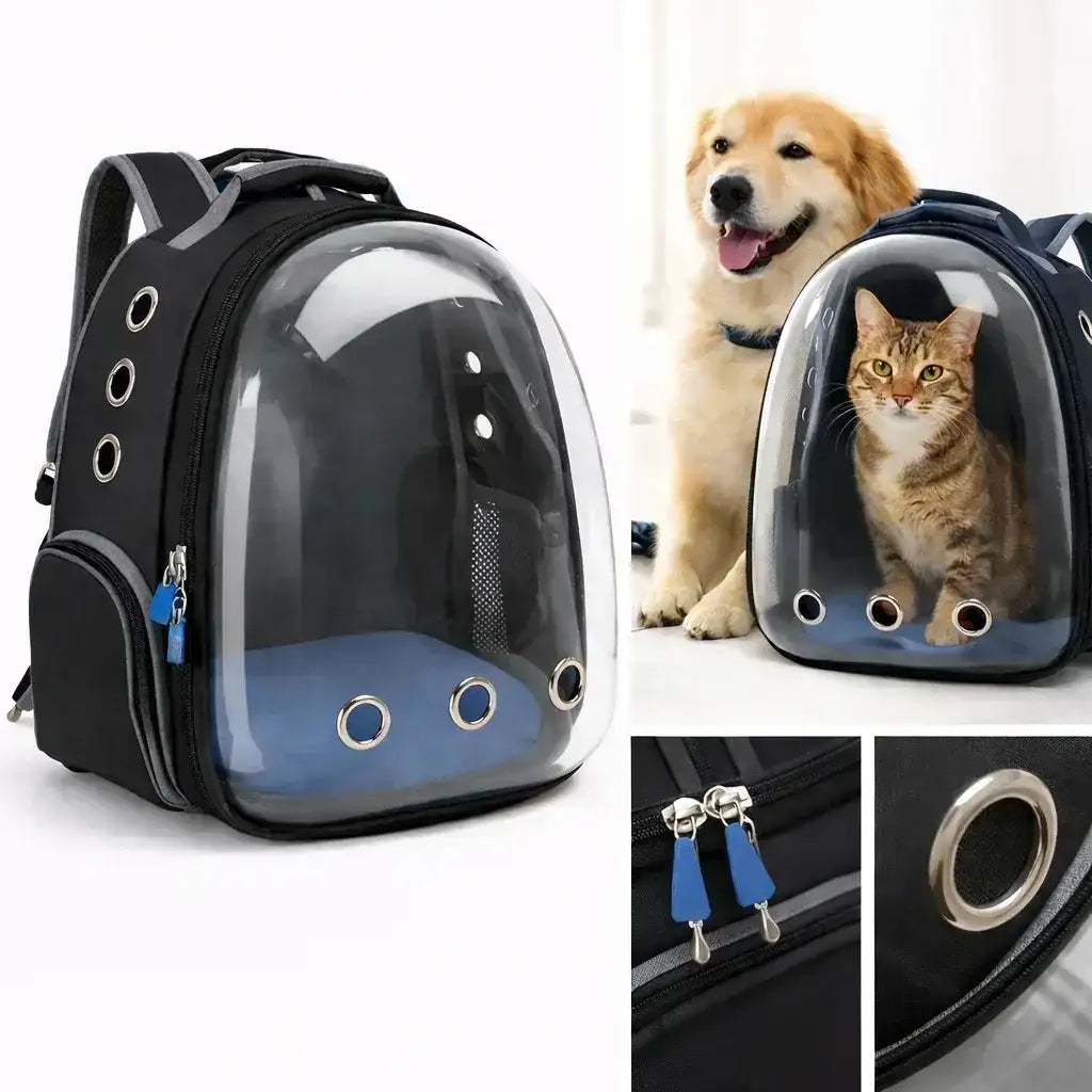 Premium Cat Travel Bag with Ventilation – Comfort Fit Sale - Clawmego