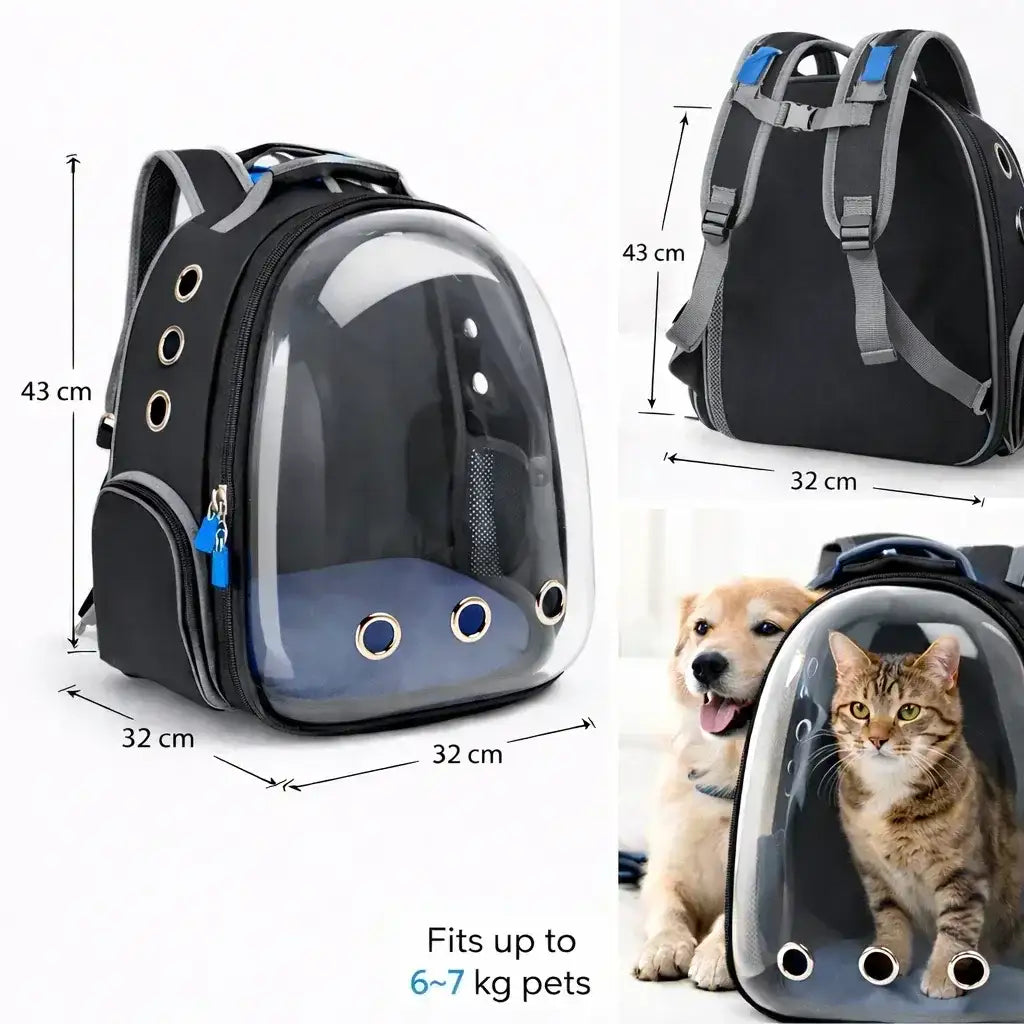 Premium Cat Travel Bag with Ventilation – Comfort Fit Sale - Clawmego