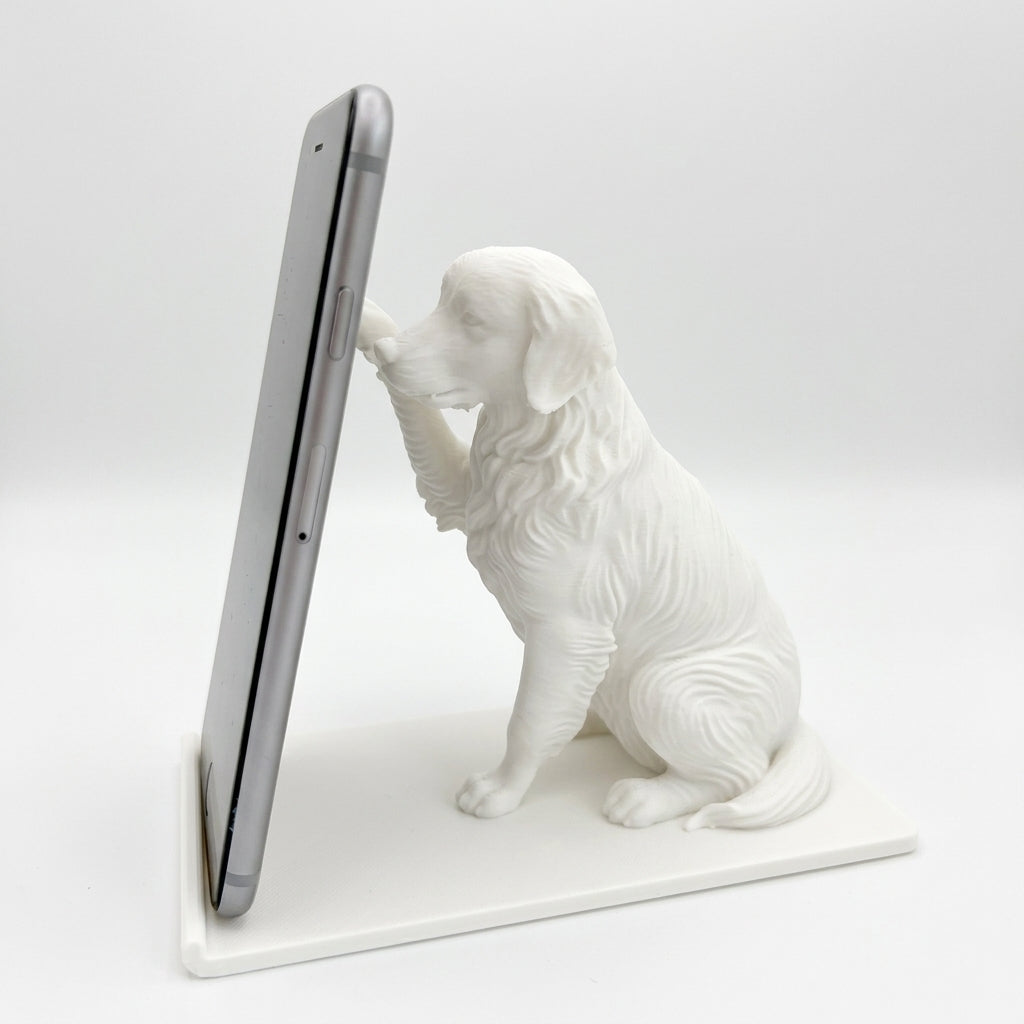 Dog shaped phone stand