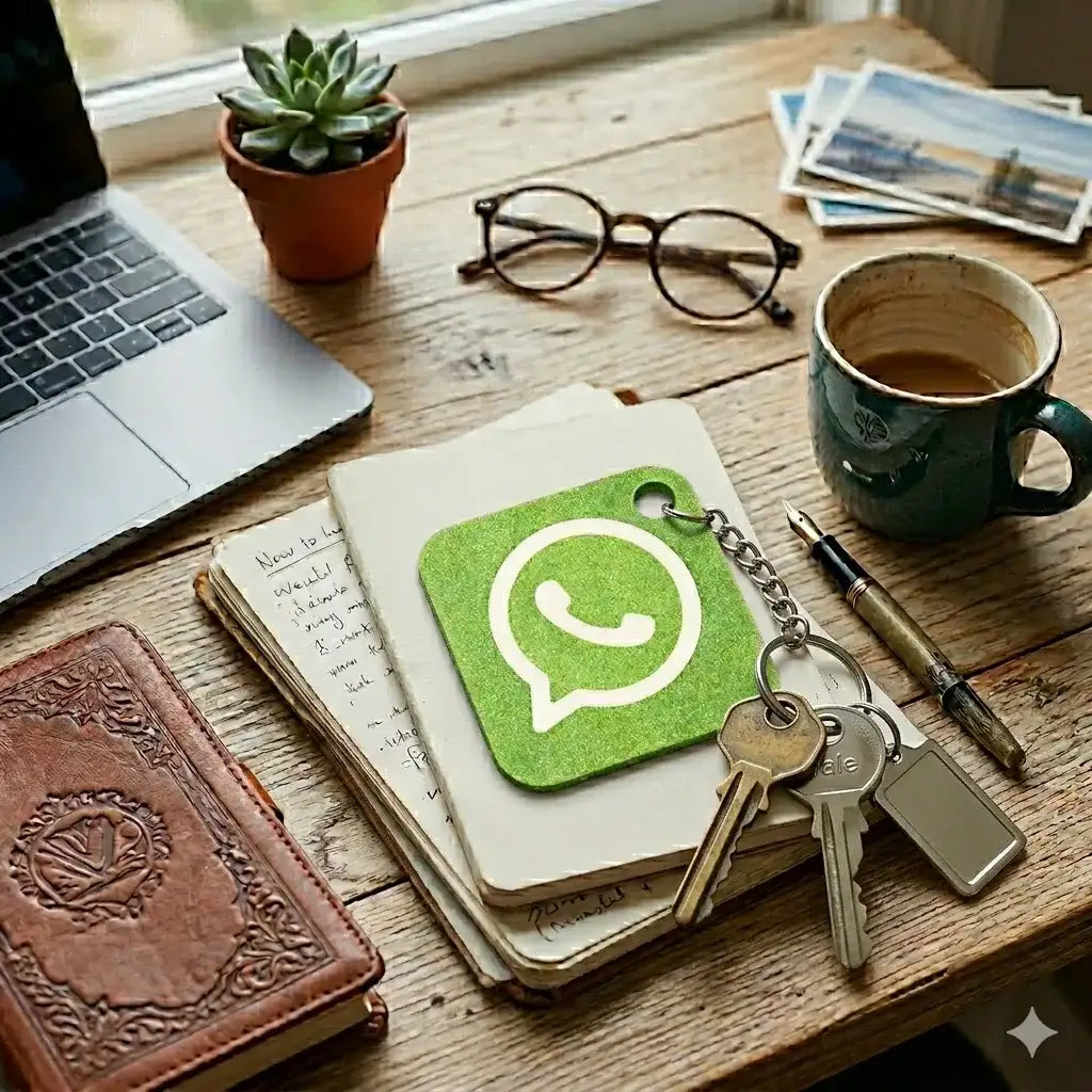 Clawmego NFC Taggo Custom Whatsapp Keychain